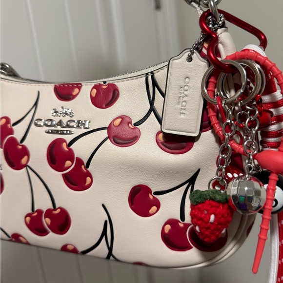 Coach Cherry Terry Shoulder Bag - Picture 3 of 11